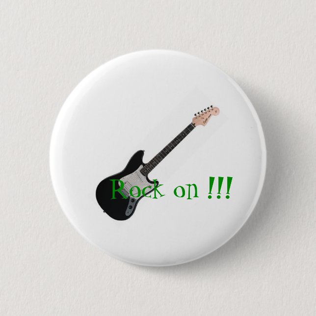 Badge Rond 5 Cm Roche dessus (Devant)
