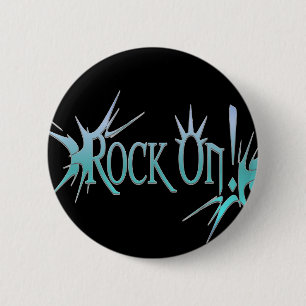 Badge Rond 5 Cm Roche dessus ! Boutons