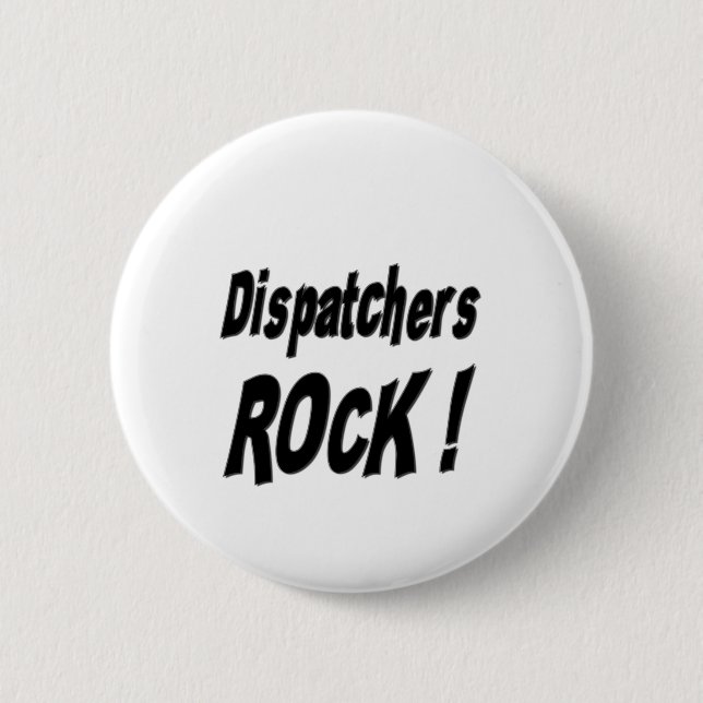 Badge Rond 5 Cm Roche d'expéditeurs ! Bouton (Devant)