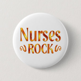 Badge Rond 5 Cm Roche d'infirmières