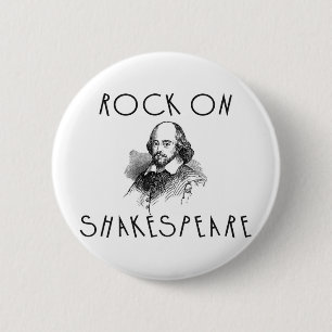 Badge Rond 5 Cm Roche sur Shakespeare