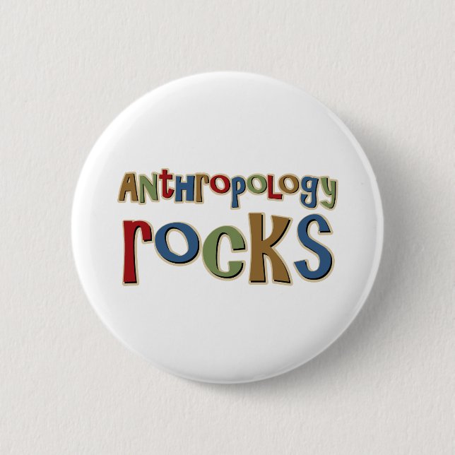 Badge Rond 5 Cm Roches d'Antrhopology (Devant)