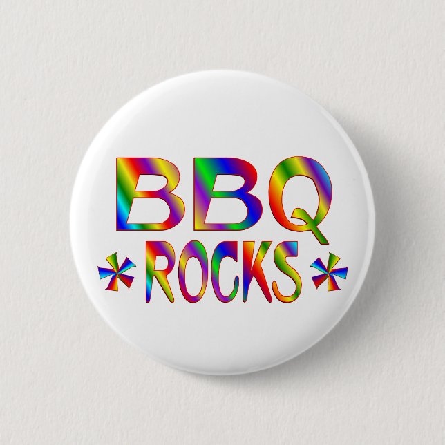 Badge Rond 5 Cm Roches de BBQ (Devant)