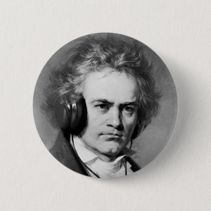 Badge Rond 5 Cm Roches de Beethoven