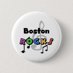 Badge Rond 5 Cm Roches de Boston