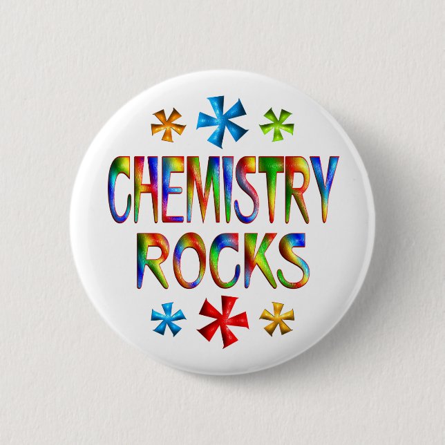 BADGE ROND 5 CM ROCHES DE CHIMIE (Devant)