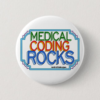 Badge Rond 5 Cm Roches de codage Médicales