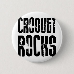 Badge Rond 5 Cm Roches de croquet