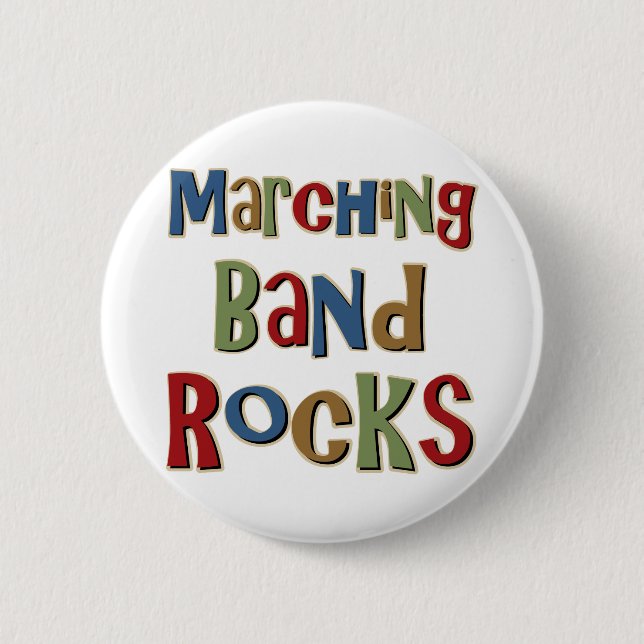 Badge Rond 5 Cm Roches de fanfare (Devant)
