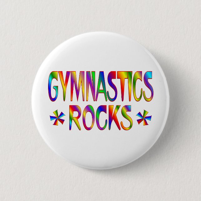 BADGE ROND 5 CM ROCHES DE GYMNASTIQUE (Devant)