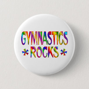BADGE ROND 5 CM ROCHES DE GYMNASTIQUE
