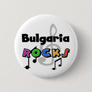Badge Rond 5 Cm Roches de la Bulgarie