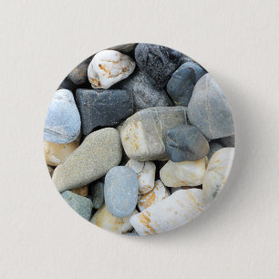 Badge Rond 5 Cm roches de l'Alaska