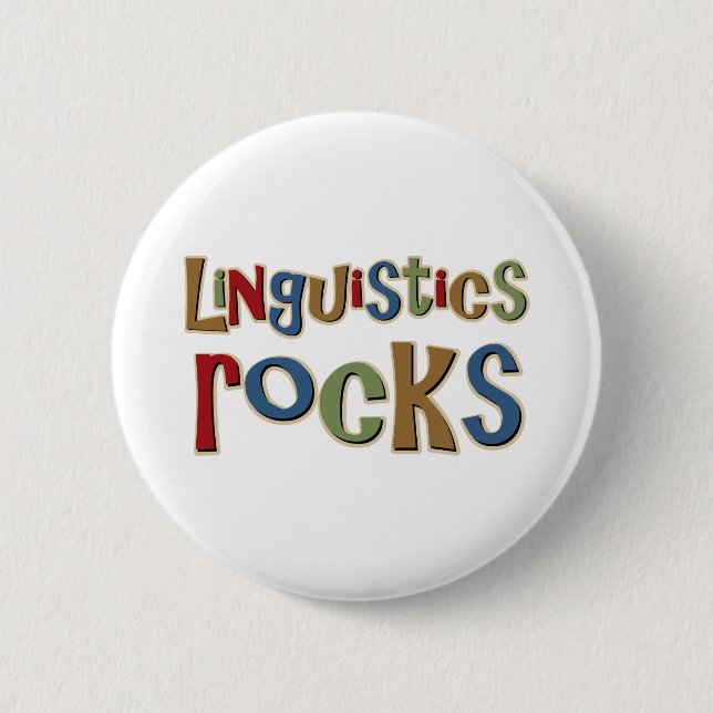 Badge Rond 5 Cm Roches de linguistique (Devant)