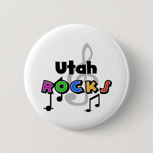 Badge Rond 5 Cm Roches de l'Utah