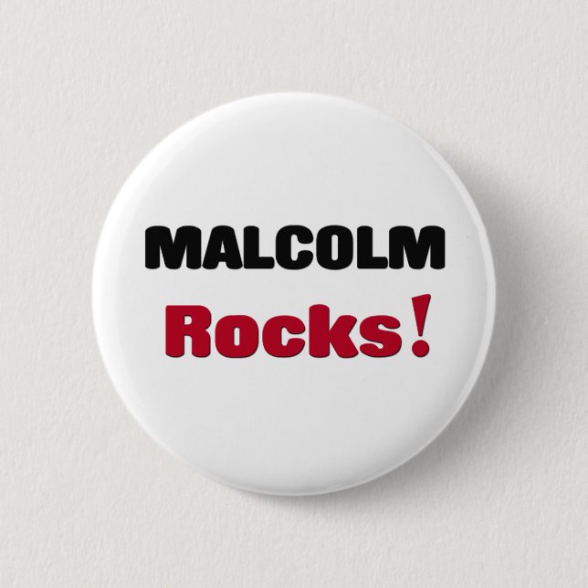 Badge Rond 5 Cm Roches de Malcolm (Devant)