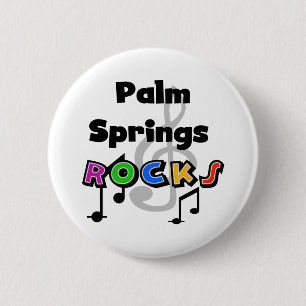 Badge Rond 5 Cm Roches de Palm Springs
