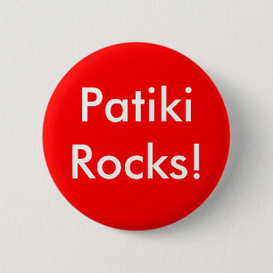 Badge Rond 5 Cm Roches de Patiki !