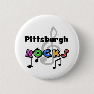 Badge Rond 5 Cm Roches de Pittsburgh