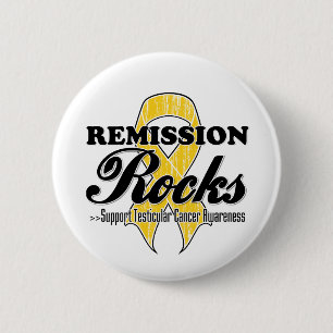 Badge Rond 5 Cm Roches de remise - conscience de cancer du