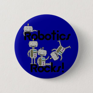 Badge Rond 5 Cm Roches de robotique