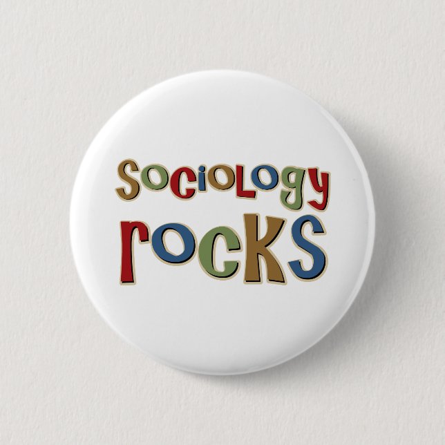 Badge Rond 5 Cm Roches de sociologie (Devant)