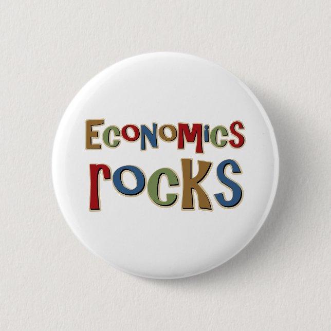 Badge Rond 5 Cm Roches d'économie (Devant)
