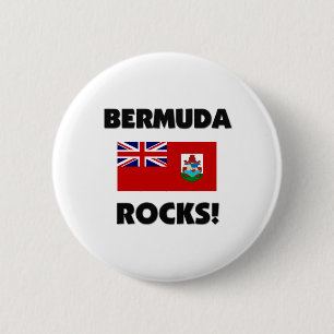 Badge Rond 5 Cm Roches des Bermudes
