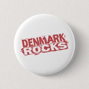 Badge Rond 5 Cm Roches du Danemark