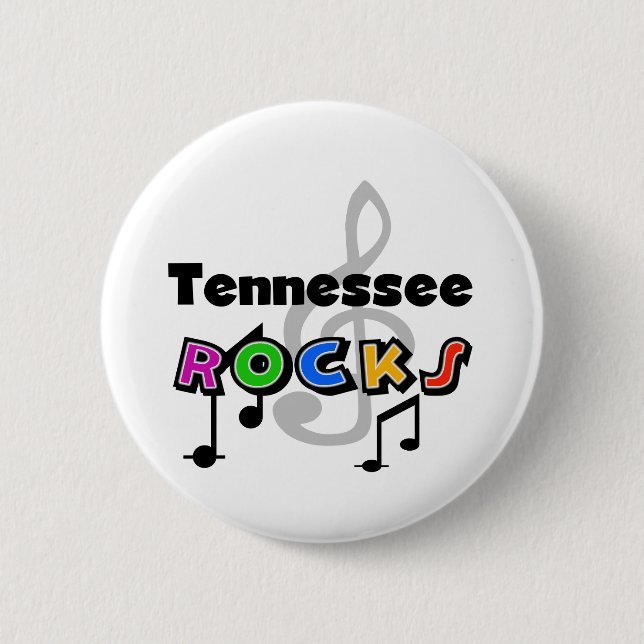 Badge Rond 5 Cm Roches du Tennessee (Devant)