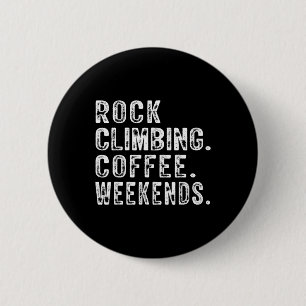 Badge Rond 5 Cm Rock Escalade Café Week-ends Rock Escalades