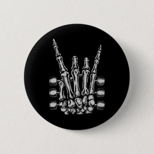 Badge Rond 5 Cm Rock On Band Tee - shirts For Women Rock And Roll