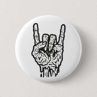 Badge Rond 5 Cm Rock zombie