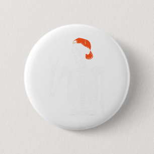 Badge Rond 5 Cm Rocker Skeleton Rocher À La Main Sur Costume Amusa