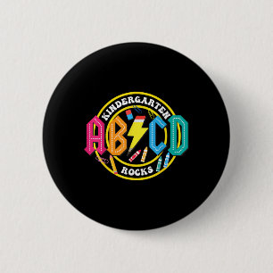 Badge Rond 5 Cm Rocks De La Maternelle - Abcd Retour À L'École Ens
