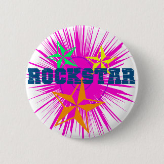 Badge Rond 5 Cm RockStar