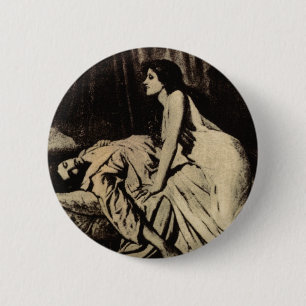 Badge Rond 5 Cm Rôdeur de vampire