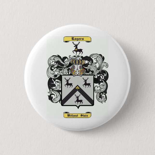 Badge Rond 5 Cm rogers (irlandais) (Devant)