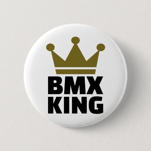 Badge Rond 5 Cm Roi de BMX (Devant)