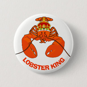 Badge Rond 5 Cm Roi de homard