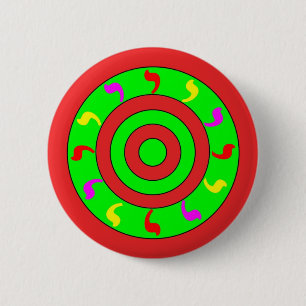 Badge Rond 5 Cm Roi du feu