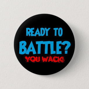 BADGE ROND 5 CM ROI OF THE FLOOR ! VOUS WACK !