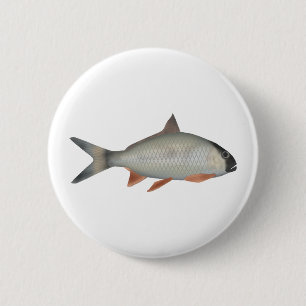 Badge Rond 5 Cm Roi Poisson Assamais