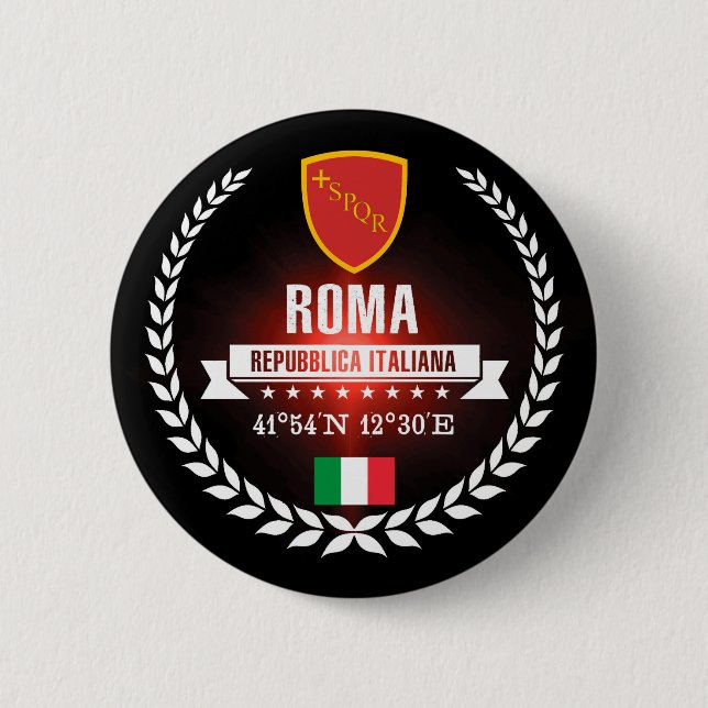 Badge Rond 5 Cm Roma (Devant)