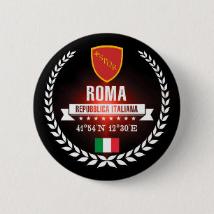 Badge Rond 5 Cm Roma