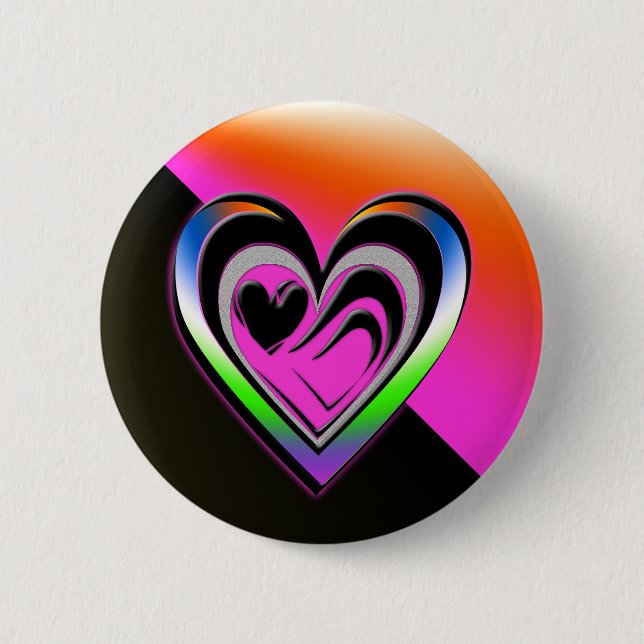 Badge Rond 5 Cm Romance (Devant)