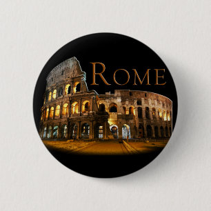 Badge Rond 5 Cm Rome : Le Colisée