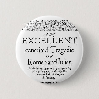 Badge Rond 5 Cm Romeo et Juliet