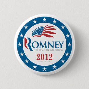 Badge Rond 5 Cm Romney 2012