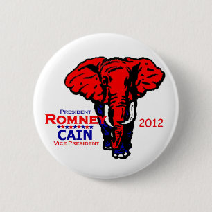 Badge Rond 5 Cm Romney Caïn 2012